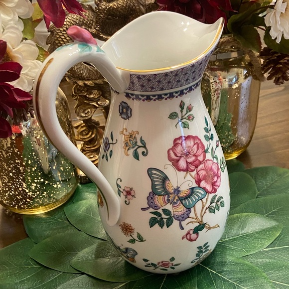 Vintage Danbury Mint Canton Rose Pitcher - Picture 2 of 16